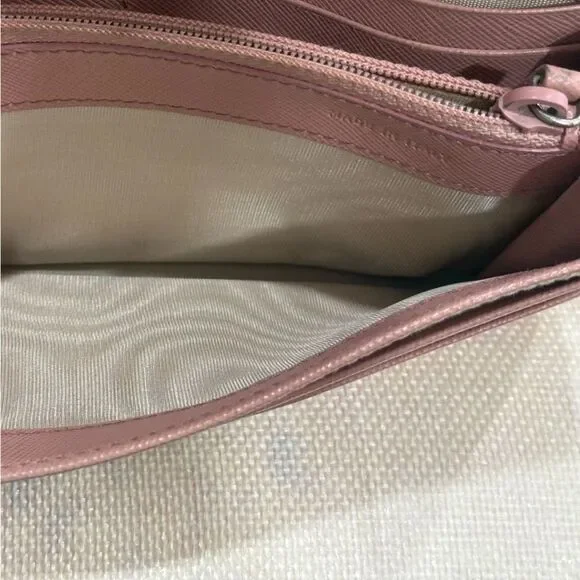 Prada Saffiano Leather Pink Continental Long Wallet Authentic - Picture 15 of 15